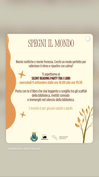 Silent Reading Party tra i libri