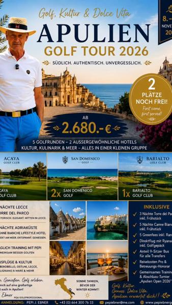 Apulien Golf Tour 2026