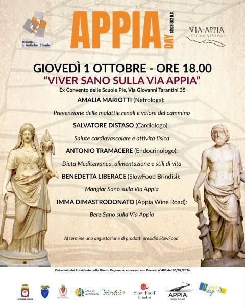 AppiaDay 2026: Viver Sano sulla Via Appia