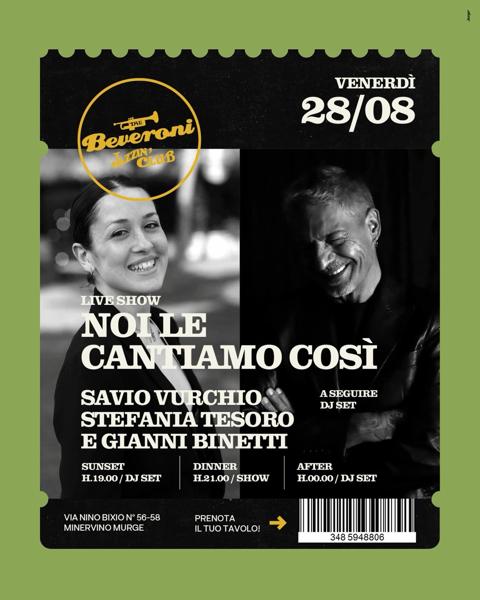 Noi le cantiamo così