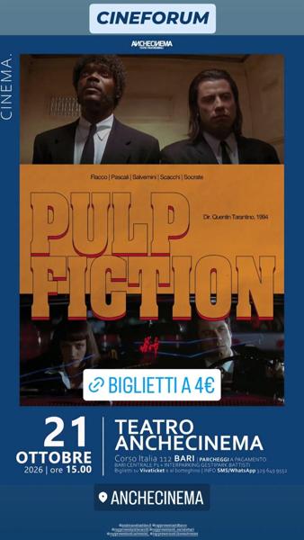 Cineforum: Pulp Fiction