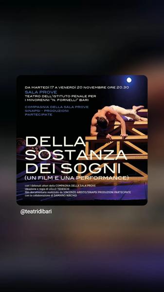 Della sostanza dei sogni (un film e una performance)
