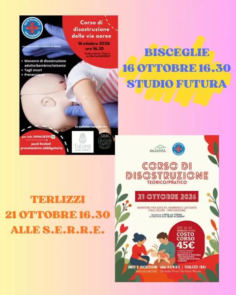 Corso di disostruzione delle vie aeree