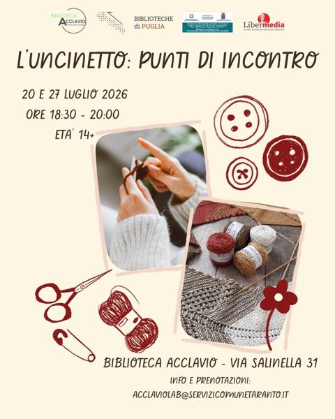 L'Uncinetto: Punti di Incontro
