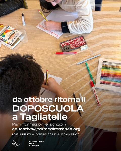 Doposcuola a Tagliatelle