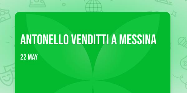 Antonello Venditti a Messina