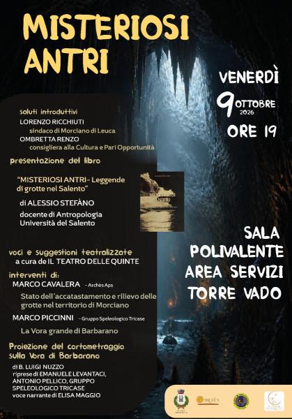 Misteriosi Antri. Leggende di grotte nel Salento
