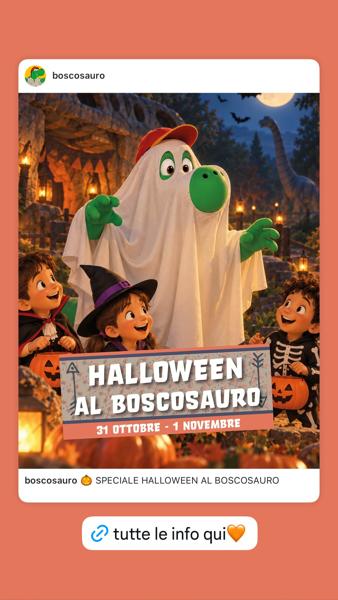Halloween al Boscosauro