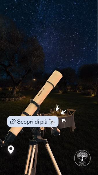 Cena con osservazione del cielo