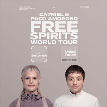 CA7RIEL & PACO AMOROSO - FREE SPIRITS WORLD TOUR