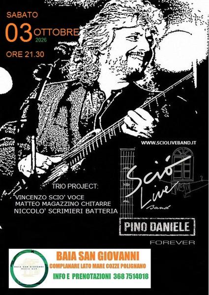 Sciò Live Band - Pino Daniele Forever Trio