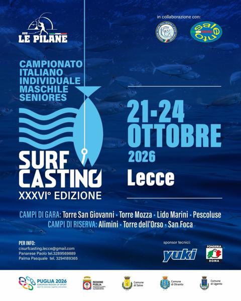 Campionato Italiano Individuale Maschile Seniores Surf Casting