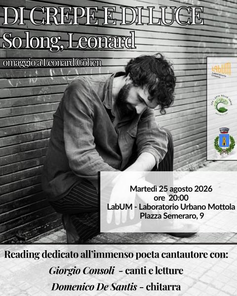 DI CREPE E DI LUCE (SO LONG, LEONARD)