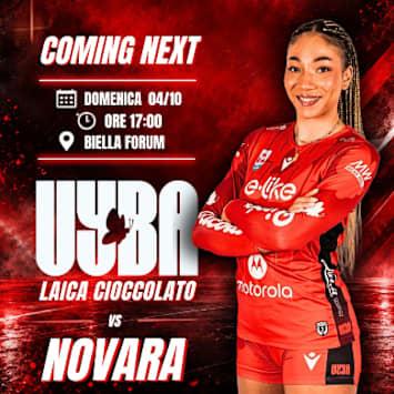 Laica Cioccolato UYBA vs Igor Gorgonzola Novara