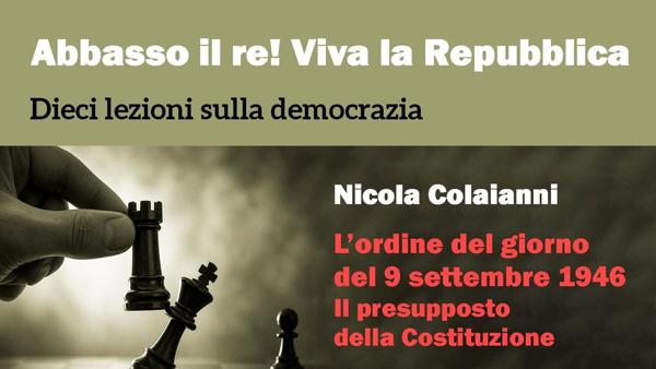 Abbasso il re! Viva la Repubblica