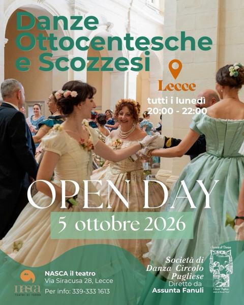 Open Day Danze Ottocentesche e Scozzesi