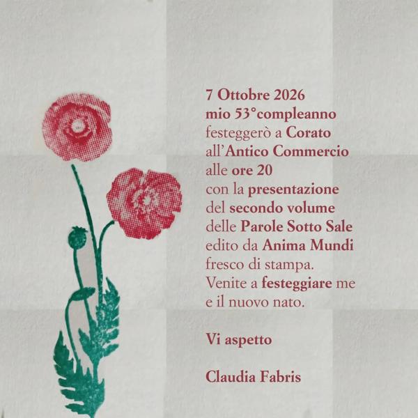Parole Sotto Sale - Presentazione del secondo volume