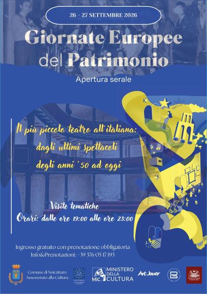 Giornate Europee del Patrimonio 2026