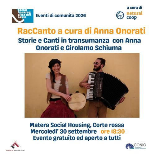 RacCanto: Storie e Canti in transumanza