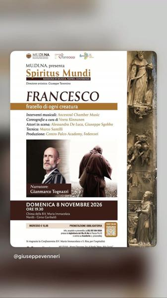Spiritus Mundi: Francesco, fratello di ogni creatura