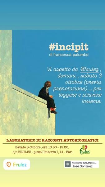#incipit - Laboratorio di racconti autobiografici