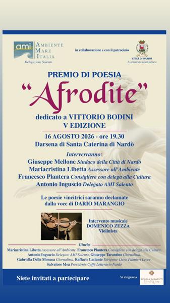 Premio di Poesia “Afrodite”