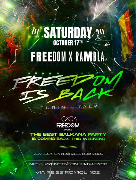 Freedom x Rambla