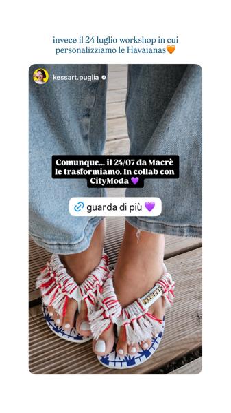Workshop personalizzazione Havaianas