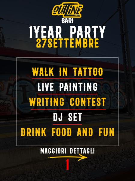 Outline 1 Year Party