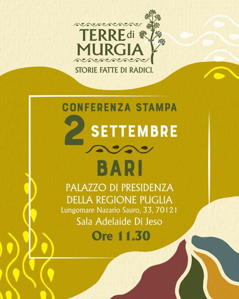 Presentazione progetto Terre di Murgia - Storie Fatte di Radici