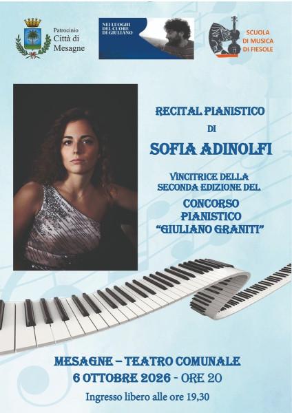 Recital Pianistico di Sofia Adinolfi