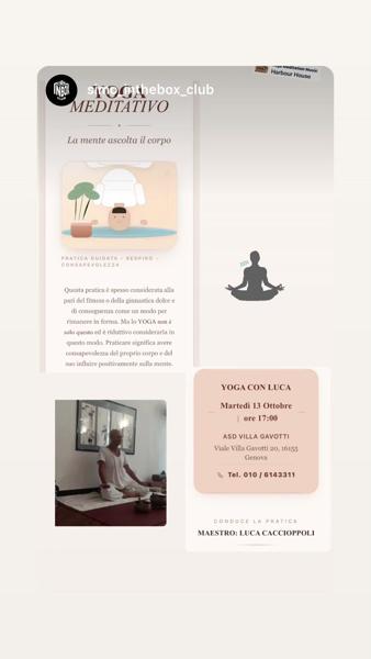 Yoga Meditativo con Luca