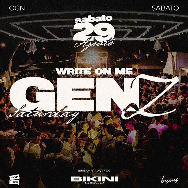 Write On Me GenZ