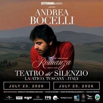 Andrea Bocelli - Romanza World Tour