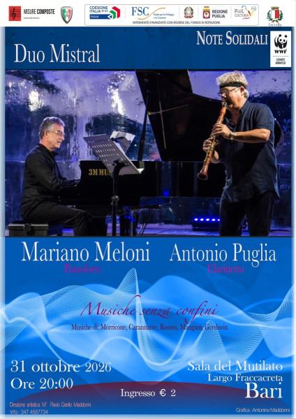 Duo Mistral per Note Solidali