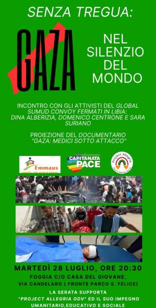 Senza Tregua: Gaza nel silenzio del mondo