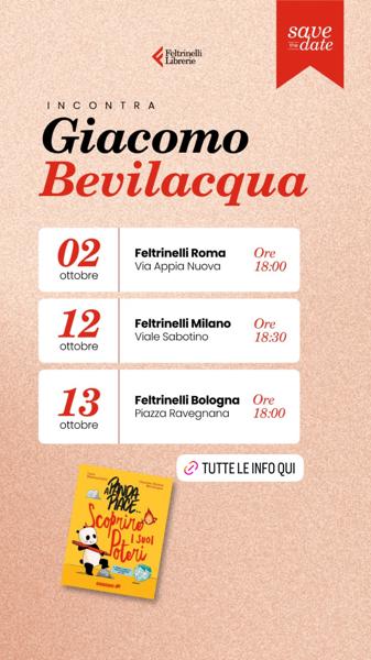 Incontra Giacomo Bevilacqua