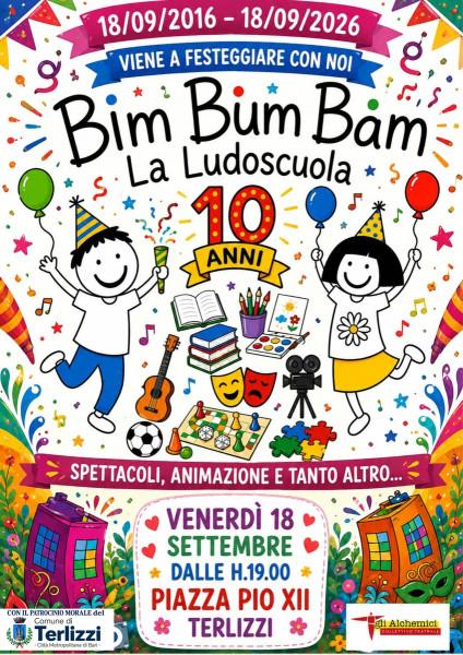 10 anni con Ludoscuola Bim Bum Bam