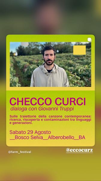 Checco Curci dialoga con Giovanni Truppi