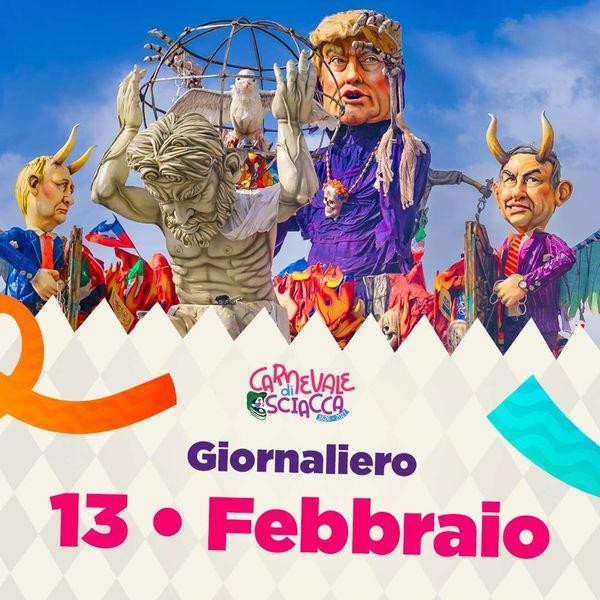 Carnevale di Sciacca 2027 - Giornaliero 13 Febbraio