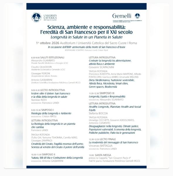Scienza, ambiente e responsabilità: l’eredità di San Francesco per il XXI secolo