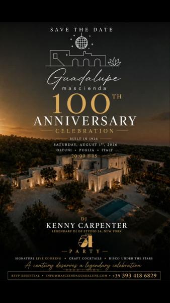 Centenary of Masseria Guadalupe