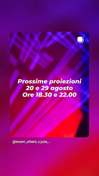 Prossime proiezioni