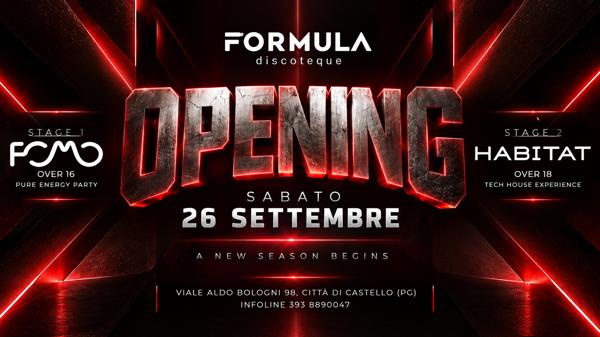 OPENING 2026-2027 | Sabato 26 Settembre