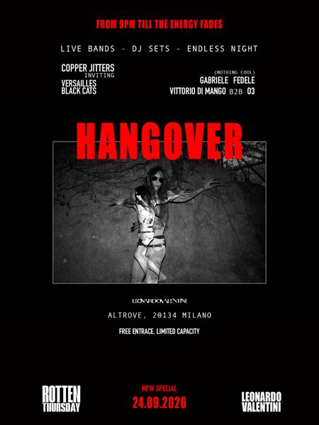 Hangover - MFW Afterparty