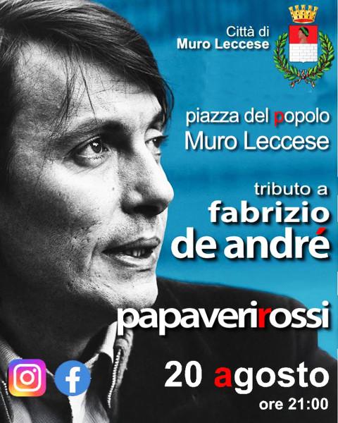 Tributo a Fabrizio De André - Papaveri Rossi
