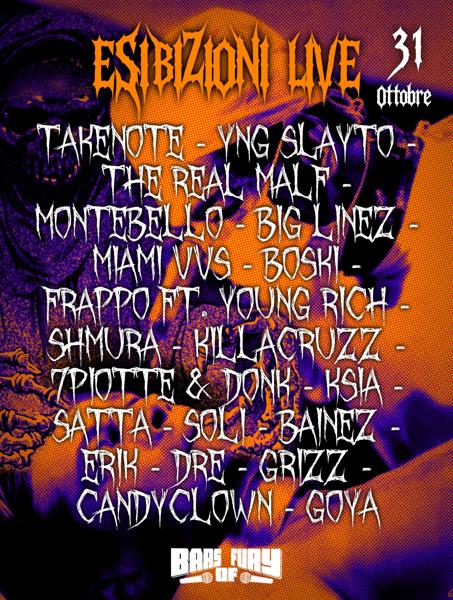 Bars of Fury – Halloween Live