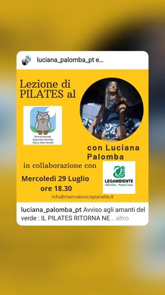 Pilates nel Bosco