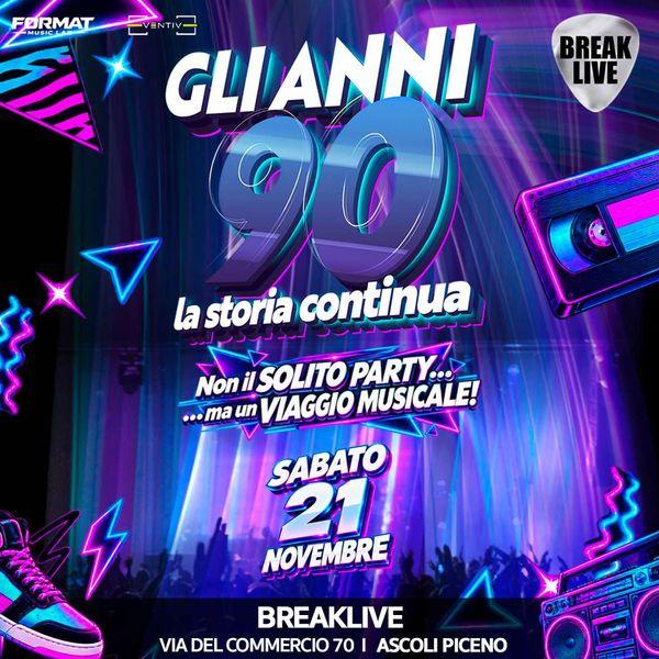 Gli Anni 90 - La Storia Continua