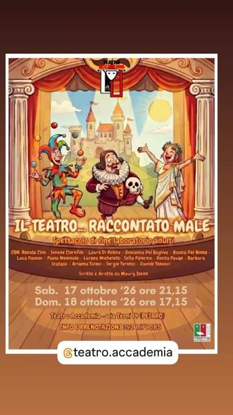 Il Teatro... Raccontato Male